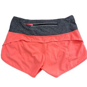 Lululemon Run: Speed Short *Block-It Pocket - Sz 2